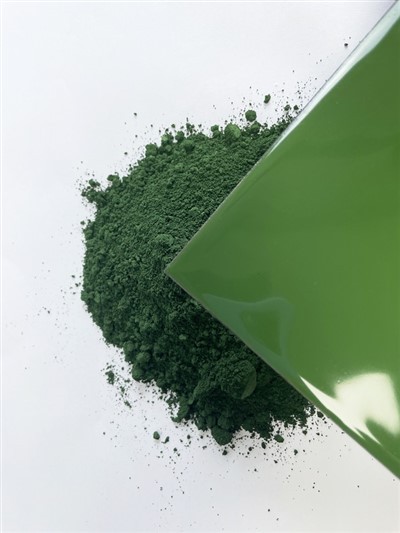 Farby smaltu Zelená CI Pigment Green 50 (77377)